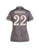 Real Madrid Antonio Rudiger #22 Alternativní Dres pro Dámské 2024-25 Krátký Rukáv